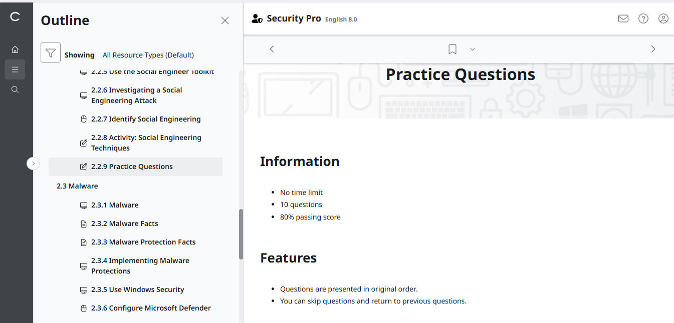 TestOut Security Pro for Security+ (SY0-701)
