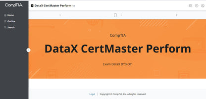 CompTIA DataX CertMaster Perform (V1)