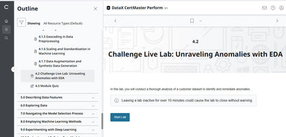 CompTIA DataX CertMaster Perform (V1)