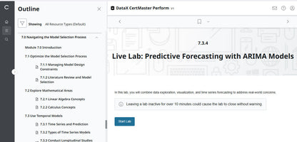 CompTIA DataX CertMaster Perform (V1)