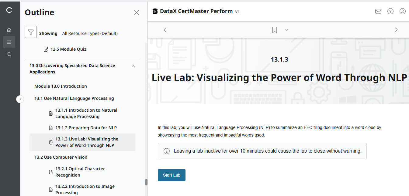 CompTIA DataX CertMaster Perform (V1)