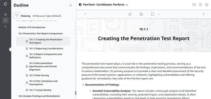 CompTIA PenTest+ PT0-003 (V3) CertMaster Perform – Pre-Configured Account | 3-Month Access | No Access Code
