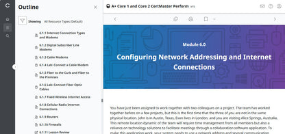 CertMaster Perform for CompTIA A+ Core 1 & 2  (V15) (120 Days  Access)